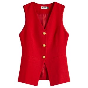 RIXO Ingrida Tailored Vest Top