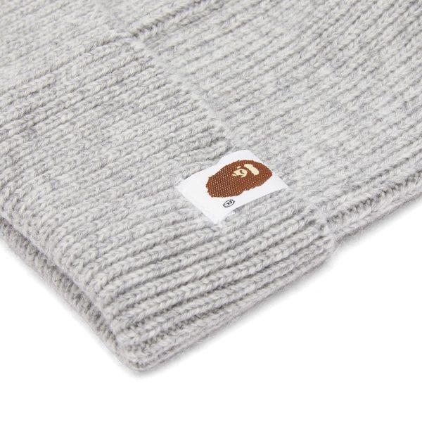 A Bathing Ape One Point Knitted Beanie Hat