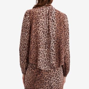 RIXO Moss Leopard Shirt