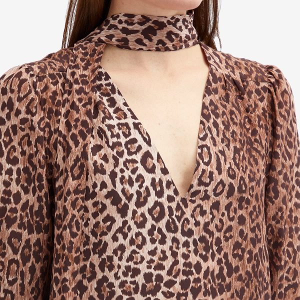 RIXO Moss Leopard Shirt