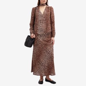 RIXO Moss Leopard Shirt