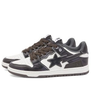 A Bathing Ape Camo Leather Sk8 Sta Sneaker