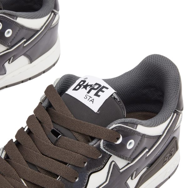 A Bathing Ape Camo Leather Sk8 Sta Sneaker