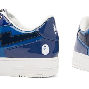 A Bathing Ape Patent Bape Sta Icon Sneaker