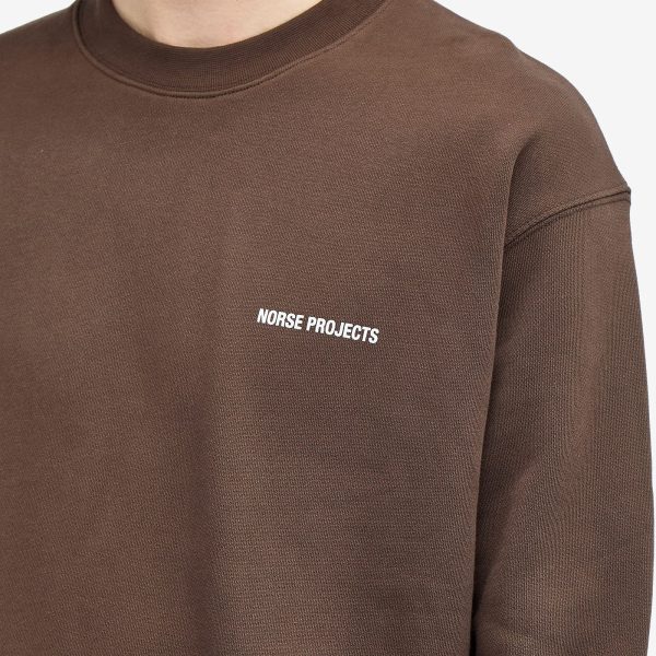 Norse Projects Arne Organic Logo Crew Sweatshirt