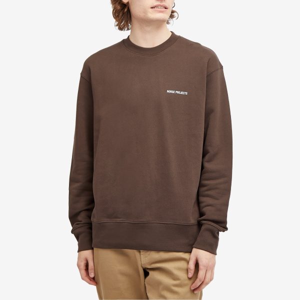 Norse Projects Arne Organic Logo Crew Sweatshirt